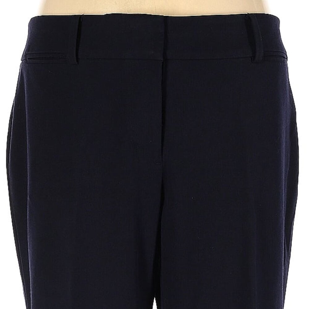 LOFT Blue Navy Dress Slacks – Wide Waistband